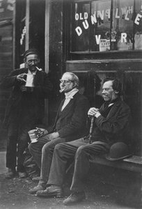 Travailleurs du mur, vers 1877 (photo n/b) - John Thomson