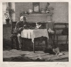 Échange de confidences, 1887 - John Tinkey