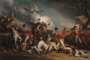 La mort du général Mercer à la bataille de Princeton, 3 janvier 1777