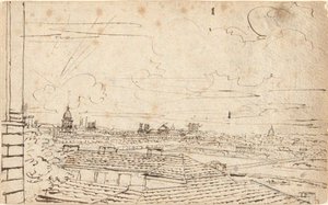 Vue de Paris - John Trumbull