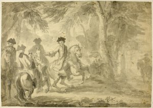 Les coureurs dans le parc