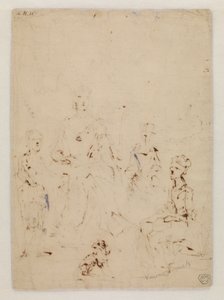 Esquisse pour un portrait de famille, verso