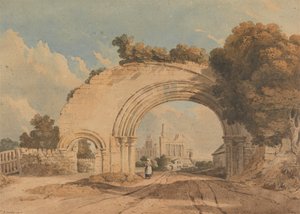 Abbaye de Byland, Yorkshire - John Varley