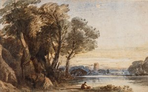 Paysage de caprice, vers 1830 - John Varley