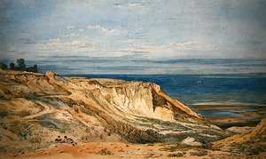 Falaises à Trimmingham - John Varley