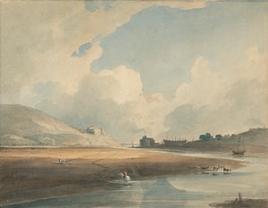 Château de Harlech et Ferry de Twgwyn - John Varley