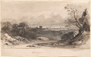Paysage avec des ruines - John Varley