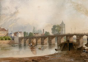 Vieux pont de Battersea - John Varley