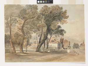 Croquis de la nature sur la Tamise (Chelsea) - John Varley