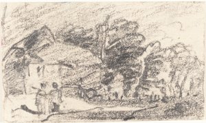 Deux figures sur une route de campagne - John Varley