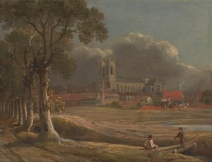 Abbaye de Westminster depuis Tothill Fields
