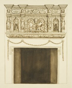 Cheminée chez M. Willis du côté de St Augustine
