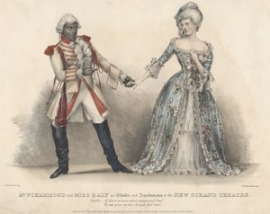 M. W. J. Hammond et Mlle Daly en Othello et Desdémone au New Strand Theatre