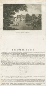 Maison Boscobel : gravure