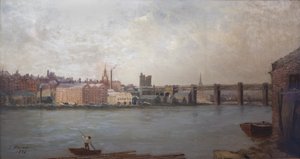 Newcastle upon Tyne depuis le sud-ouest, 1884 - John Wallace