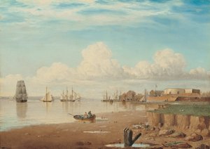 Navires sur le Humber et le South Blockhouse, début des années 1830