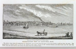 Vue sud-est de Nantucket, de 