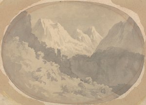 Scène alpine - John Warwick Smith