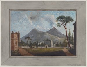 Village de St Giorgio près de Portici, c.1781 - John Warwick Smith