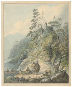 Une vue de Nootka Sound, 1784 - John Webber