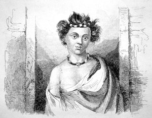 Une jeune fille des îles Sandwich, XVIIIe siècle - John Webber