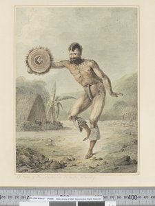 F.36 Un homme des îles Sandwich, dansant, c.1773-84 - John Webber