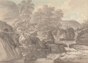 Pont-y-Pair sur la rivière Llugwy près de Betws-y-Coed, Denbigh