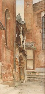 Le Tombeau de Castelbarco, Vérone, mai - août 1869 - John Wharlton Bunney