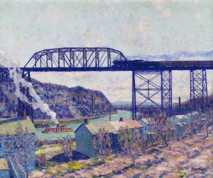 Sur le Rondout - John William Bentley