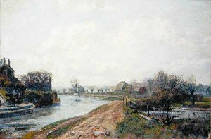 Canal, Rickmansworth - John William Buxton Knight