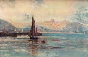 Douvres - Soir, vers 1895 - John William Buxton Knight