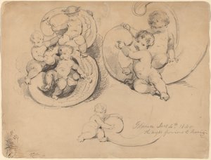 Études de billets de banque (recto) - John William Casilear