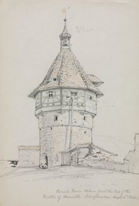 Tour ronde, château de Munoth, Schaffhouse, Suisse