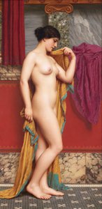 Dans le tepidarium - John William Godward