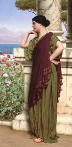 Pensées tendres, 1917 - John William Godward