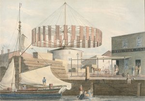 Moulin circulaire, King Street, New York - John William Hill