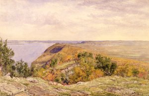 Vue de High Tor, Haverstraw, New York, 1866