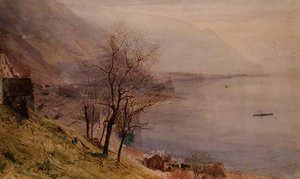 Au-dessus de Montreux - John William Inchbold