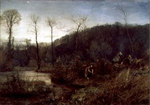 Un campement gitan - John William North