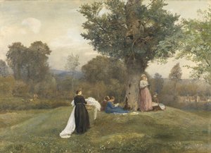 Jour de lessive, West Somerset - John William North