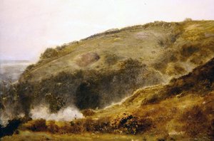 Les collines de Quantock, Somerset - John William North