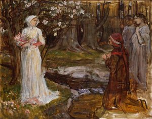 Dante et Béatrice, 1915 - John William Waterhouse