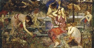Flore et les Zéphyrs - John William Waterhouse
