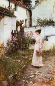 Cueillette de fleurs d