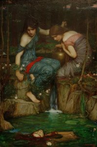 Les nymphes trouvant la tête d