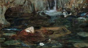Étude pour Les Nymphes trouvant la tête d