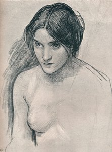 Étude pour la peinture Hylas et les Nymphes, c1896 - John William Waterhouse