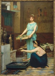Les Dieux domestiques - John William Waterhouse