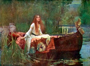 La Dame de Shalott, 1888, 1923