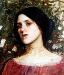 La tonnelle de roses, c.1910 - John William Waterhouse